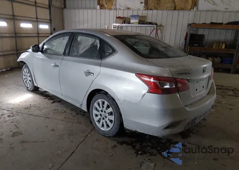 2016 Nissan Sentra S из США, поврежденный, VIN 3N1AB7AP9GY282936